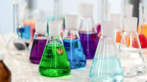 Colorful Samples in Beakers - Banner Image