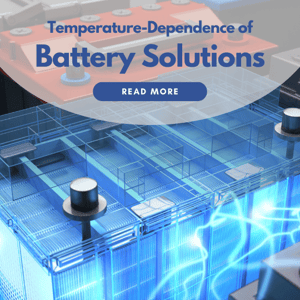 Temperature Dependence of Battery Solutions